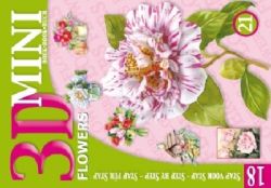 Mini-3D-Buch 21 Blumen